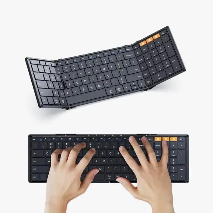 Claviers pliants avec clavier numérique Bluetooth sans fil Portable Silm