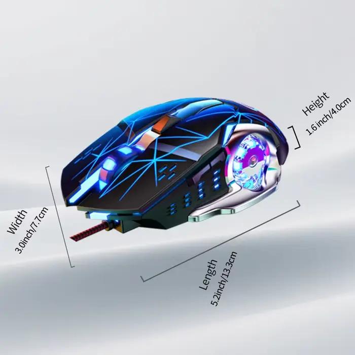 Souris de jeu filaire USB