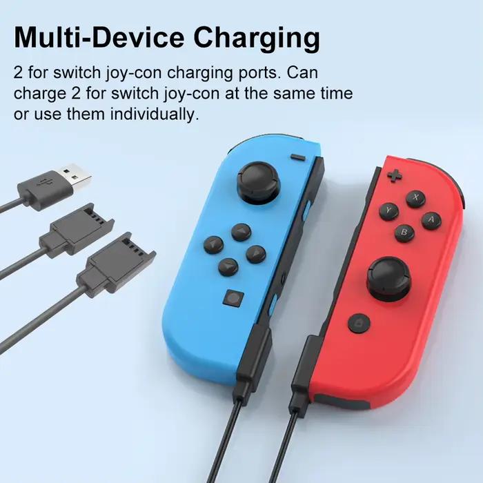 Câble de chargement pour contrôleur Joycon 2 en 1