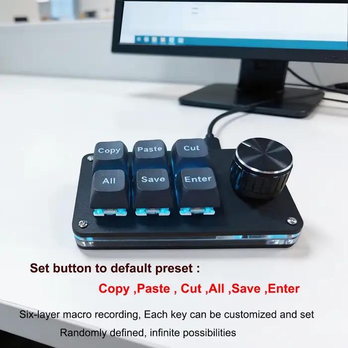 Clavier personnalisable à 6 touches