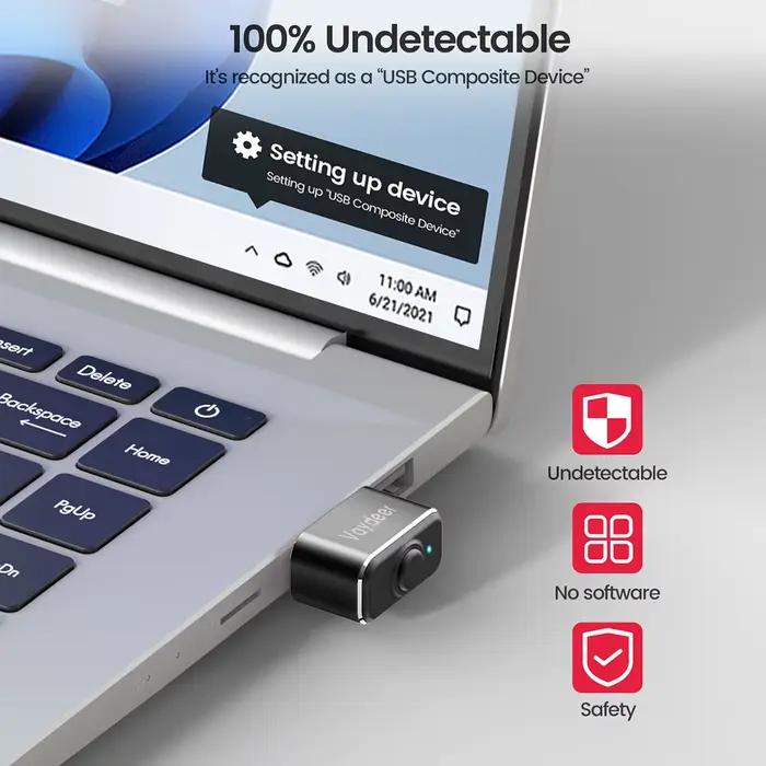 Vaydeer Mini souris en métal Jiggler