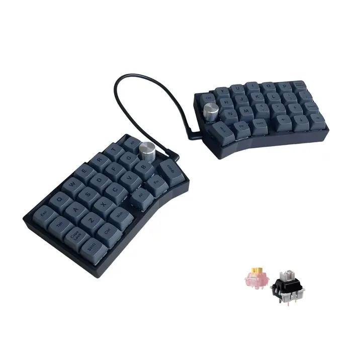 Clavier mécanique filaire divisé