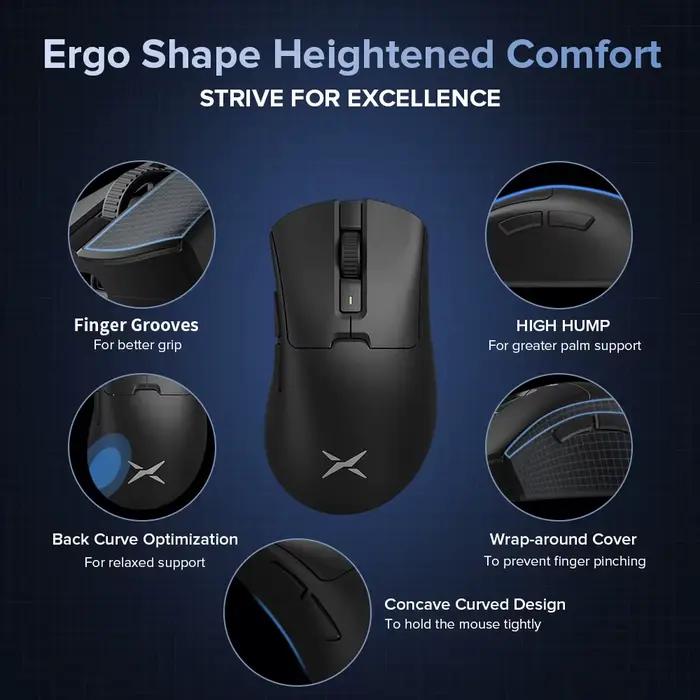 Delux-Souris de jeu ergonomique sans fil aste M900Pro