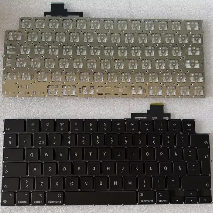 Clavier nordique USRUSP pour MacBook A2681 A2941 A3113 A3114 A3240 A3241