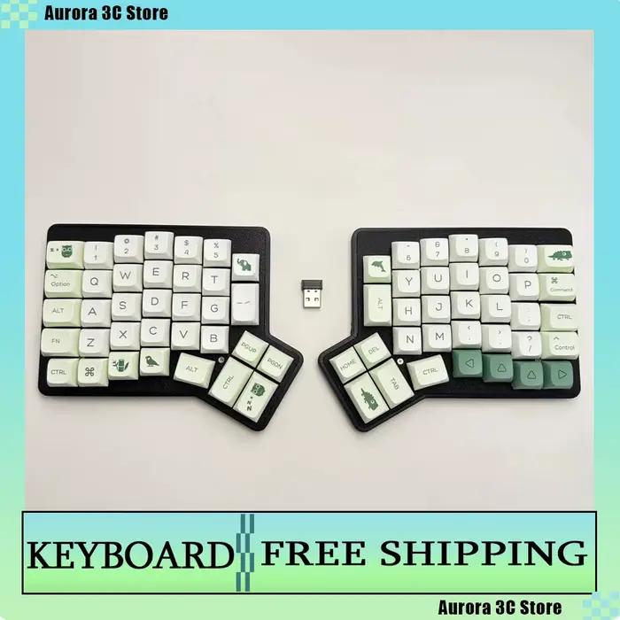 Redox Ergodox clavier mécanique divisé sans fil boîtier PLA prise en charge à chaud VIAL 2.4G Ergo
