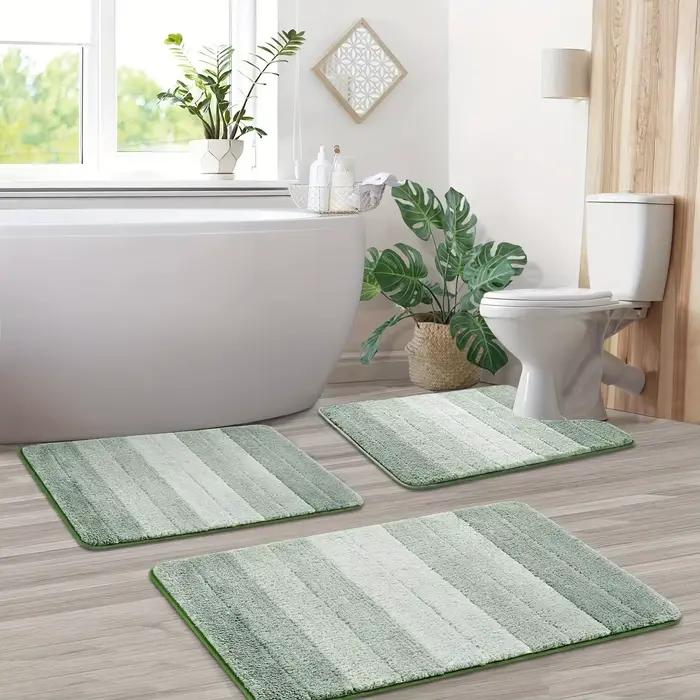 Tapis de salle de bain antidérapant, Ultra doux, pour douche, lavable en Machine, pour chambre à coucher, salon, porte