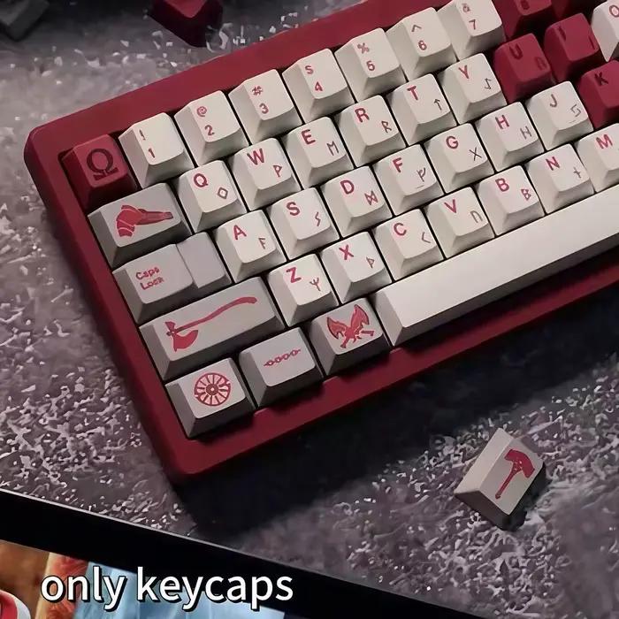 God of War ThemePBTCapuchons de touches de clavier mécanique originaux à profil haut