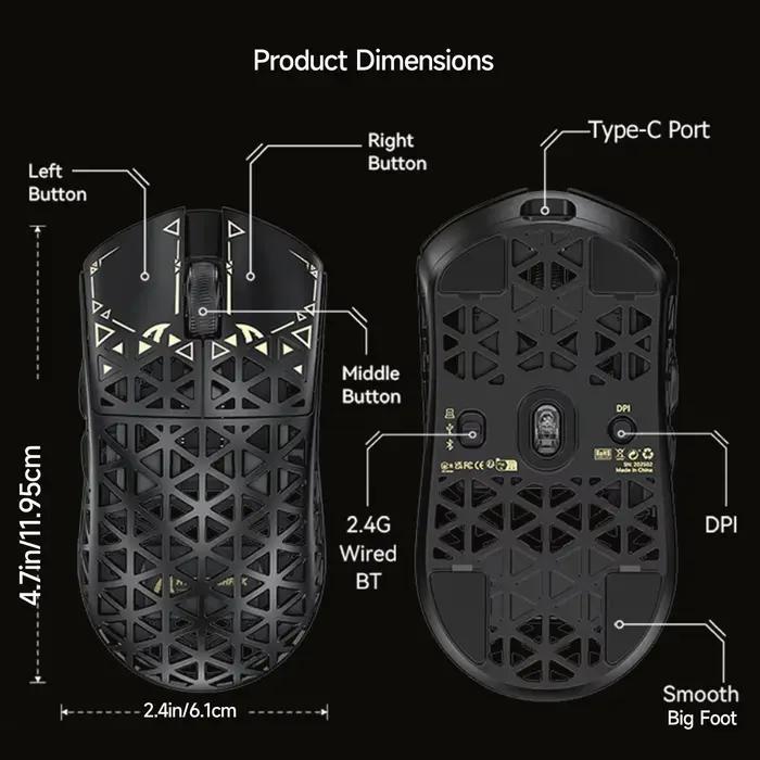 Souris sans fil 8K Polling R5 Ultra
