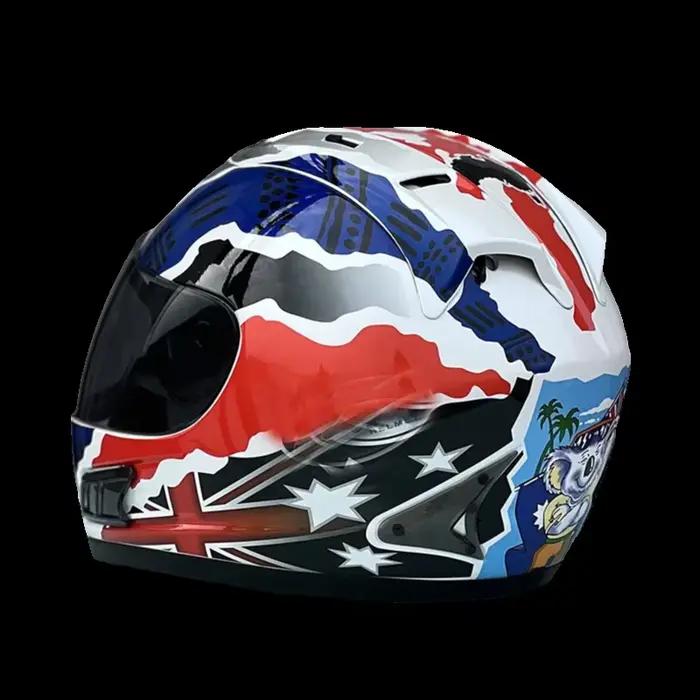 Saison d'été Cross hommes et femmes Casque de Scooter de sécurité Casque Casco Casque de moto intégral Doohan Crash Casque de course