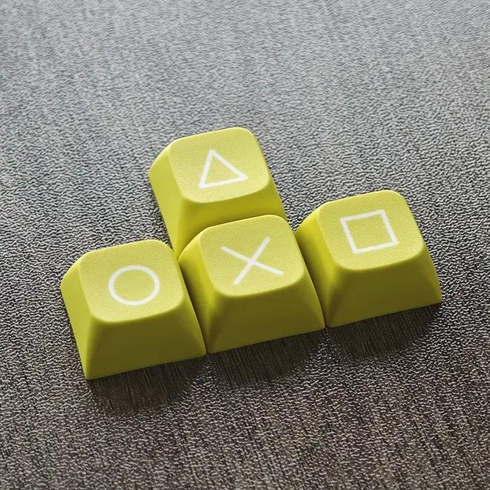 ZDA profil Gameboy thème Keycap flèche touches PBT colorant Sublimation Keycaps haut et bas gauche et droite pour clavier mécanique MX