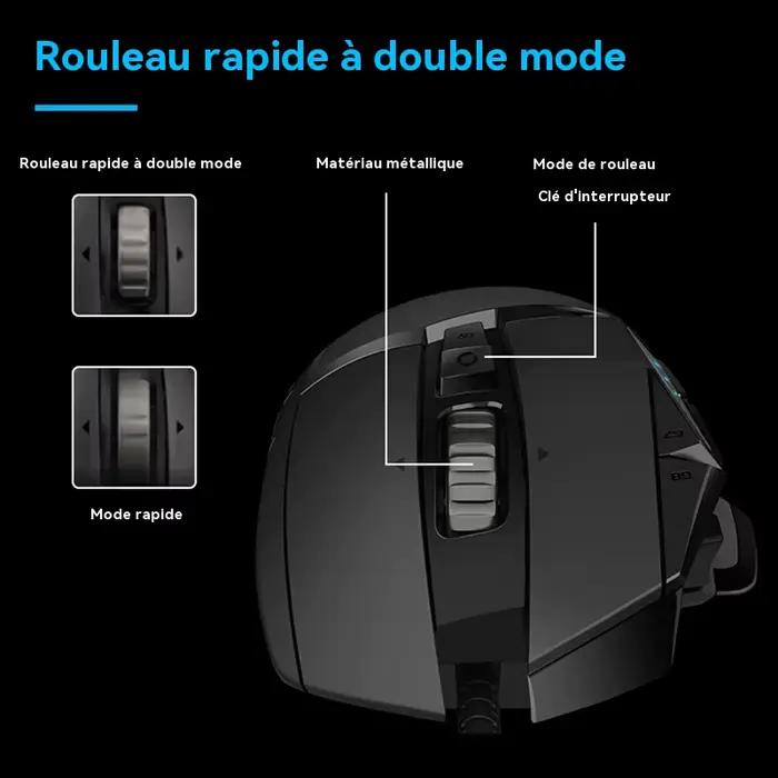 Souris filaire Logitech G502 HERO authentique