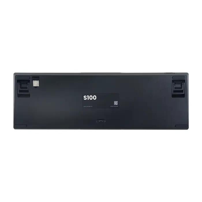 (lumière blanche) clavier mécanique S100 à trois modes Barebone 100 touches 98% disposition