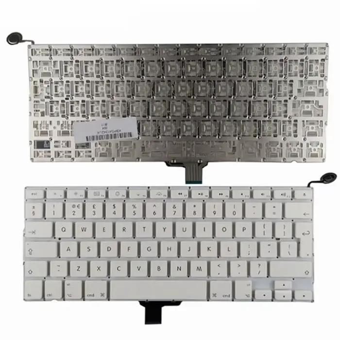 Clavier américain pour Macbook Pro 13 pouces, clavier américain blanc A1342