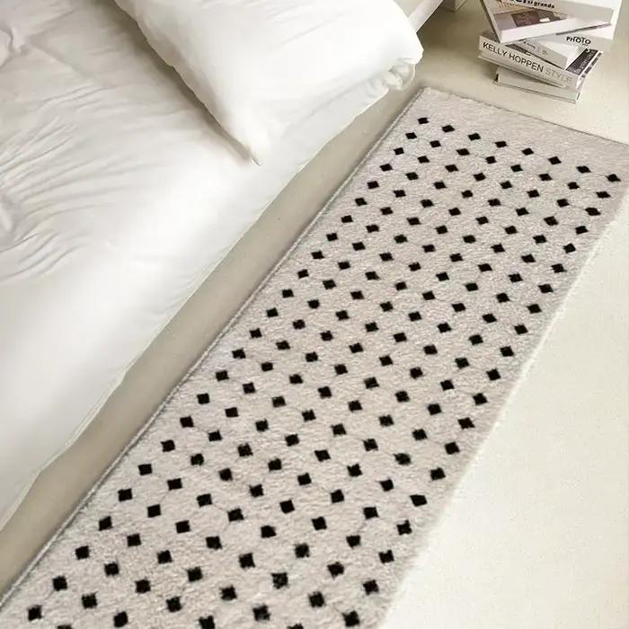 VIKAMA Tapis de chevet en forme de chien teckel pour couloirs, chambres d'enfants et chambres à coucher, décoration d'intérieur confortable, doux pour la peau et facile à nettoyer