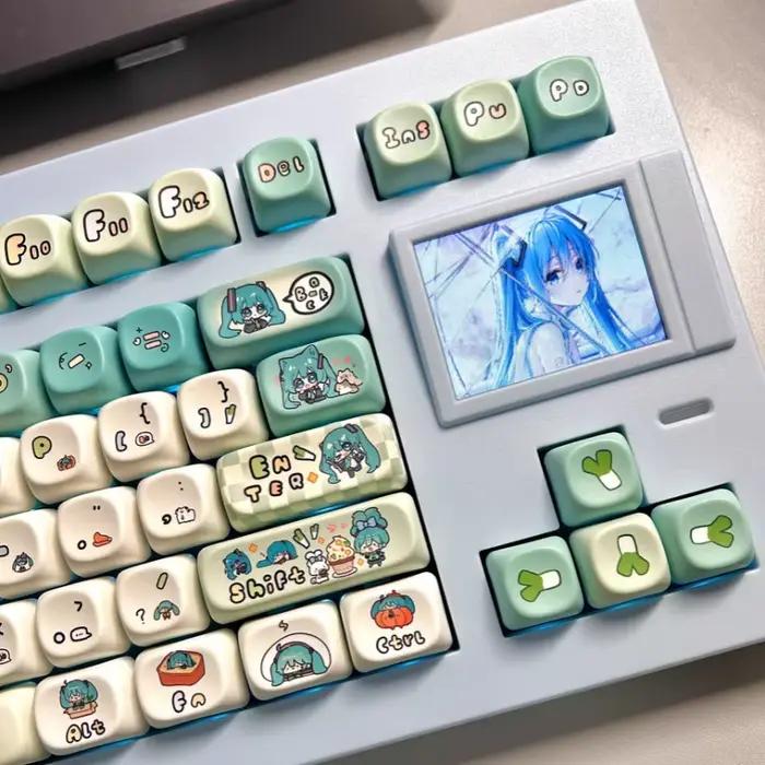 Capuchons de touches Miku thème anime