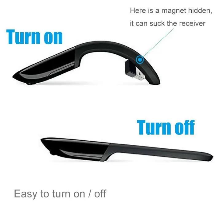 Souris sans fil Bluetooth pour Microsoft