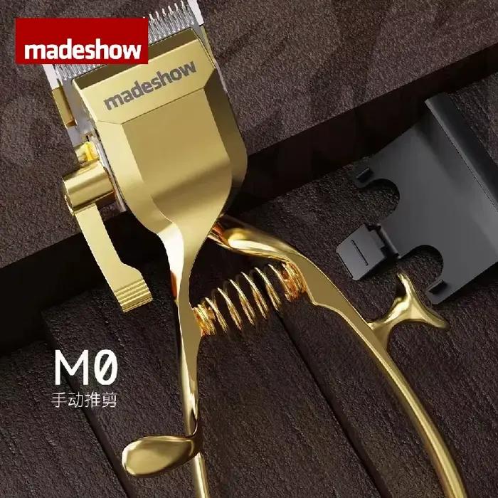 Tondeuse à cheveux manuelle professionnelle, corps entièrement métallique, outils professionnels pour barbier
