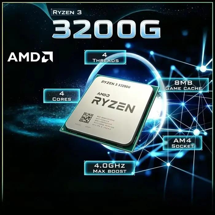 Processeur AMD Ryzen 3 3200G pour jeux sur PC