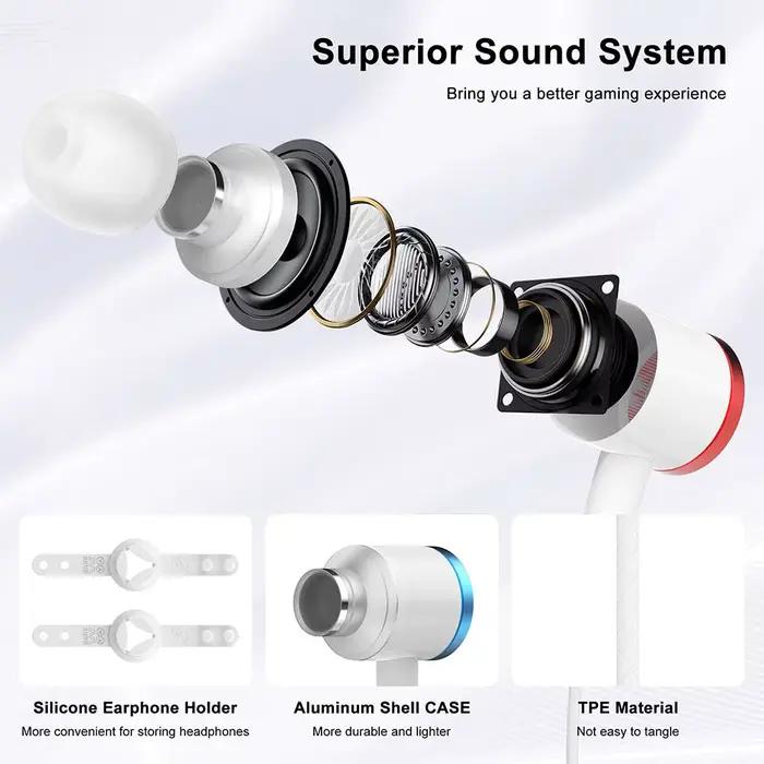 Écouteurs intra-auriculaires avec boîte de rangement