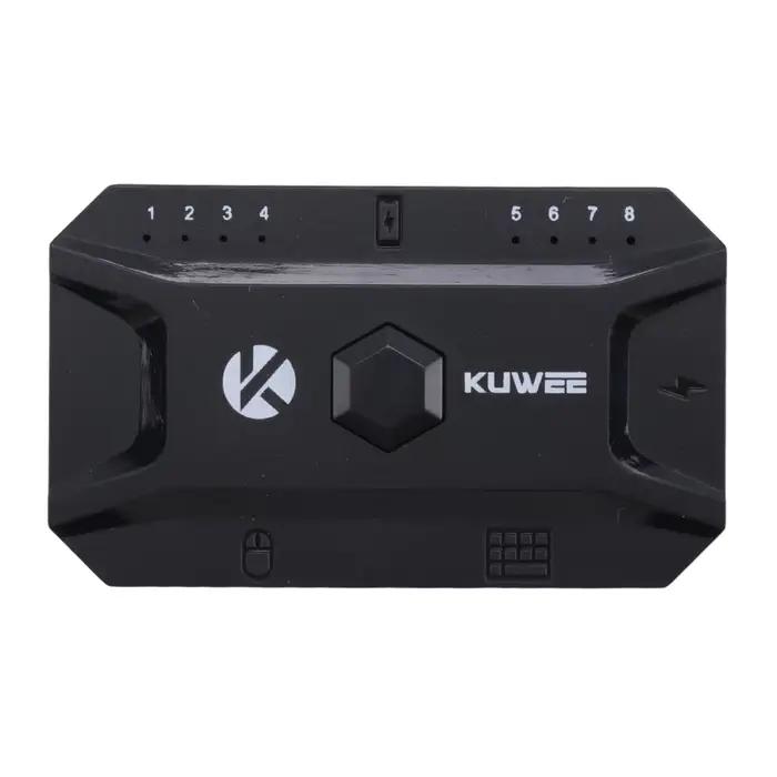 Hub Bluetooth USB 5.0 convertisseur clavier et souris filaires vers adaptateur Hub sans fil prenant en charge 8 appareils pour t