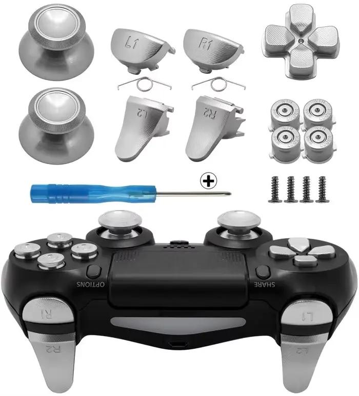 Boutons métalliques pour manette PS4 Slim/PS4 Pro