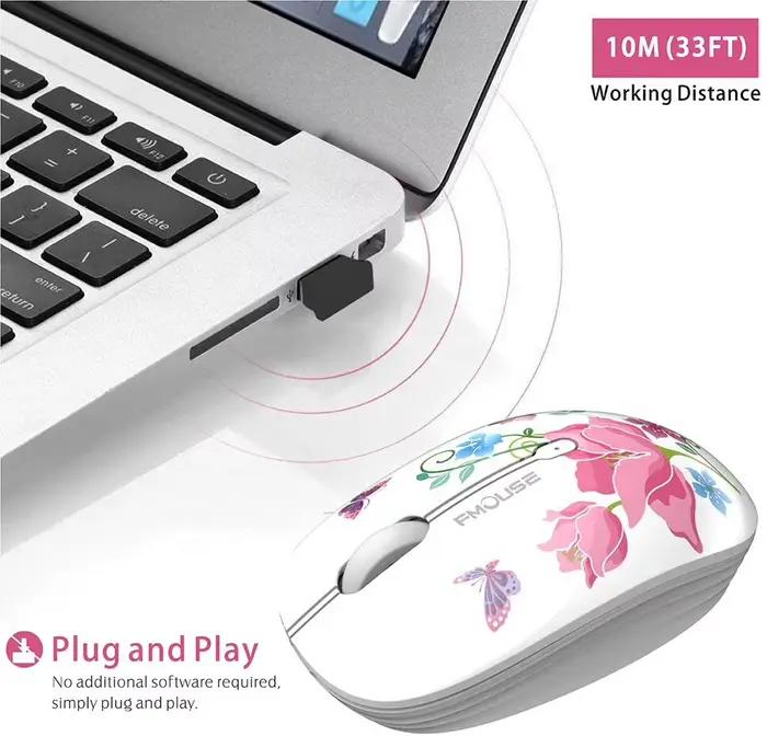 Souris sans fil FMOUSE M101 originale 2.4G