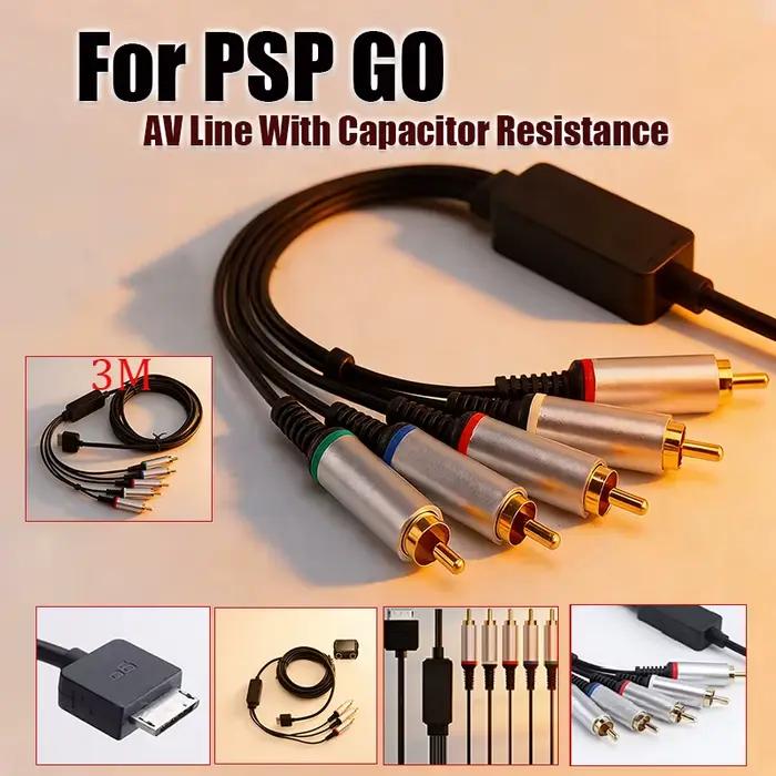 Câble AV pour console de jeu PSP GO