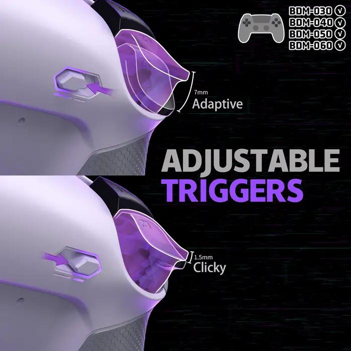 Kit de boutons arrière eXtremeRate pour manette PS5 BDM-060 RISE4 Plus MAX