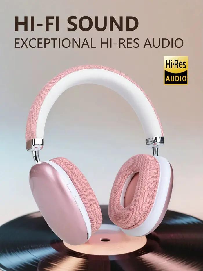 Casque sans fil rose B40 Bluetooth 5.3