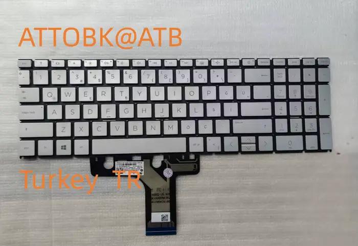 Clavier pour HP Pavilion 15-eg 15-eg0000 15t-eg 15-eg1000 15-eg2000 15-eh 15-eh2000 15z-eh US AR GE HU IT TR avec rétroéclairage