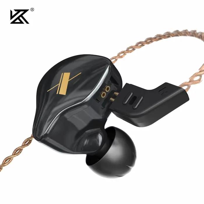 KZ EDX écouteurs filaires avec Microphone dynamique HIFI basse musique
