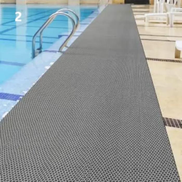 Tapis de salle de bain, Drainage antidérapant, zone de salle de bain résistante à l'humidité, porte, tapis de sol de douche, cuisine multifonctionnelle, plastique étanche