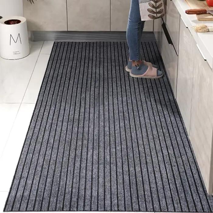 Tapis de cuisine Long lavable, paillasson avant de cuisine, porte d'entrée extérieure, tapis de revêtement de sol antidérapant, terrasse extérieure