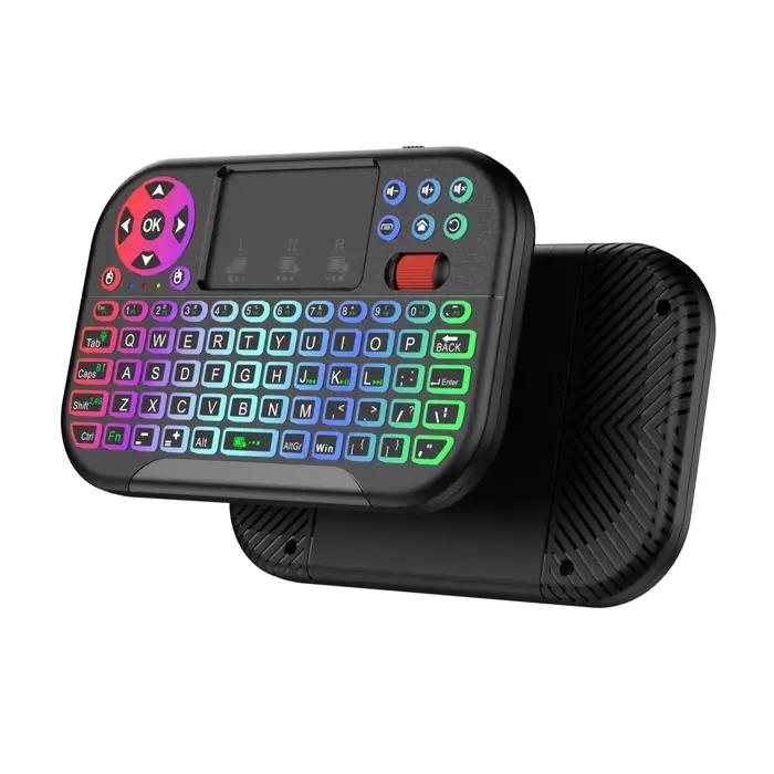 Mini clavier sans fil BT QWERTY avec pavé tactile