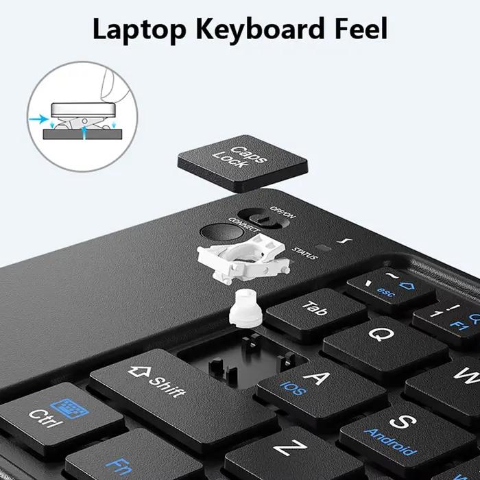 Clavier sans fil pliable