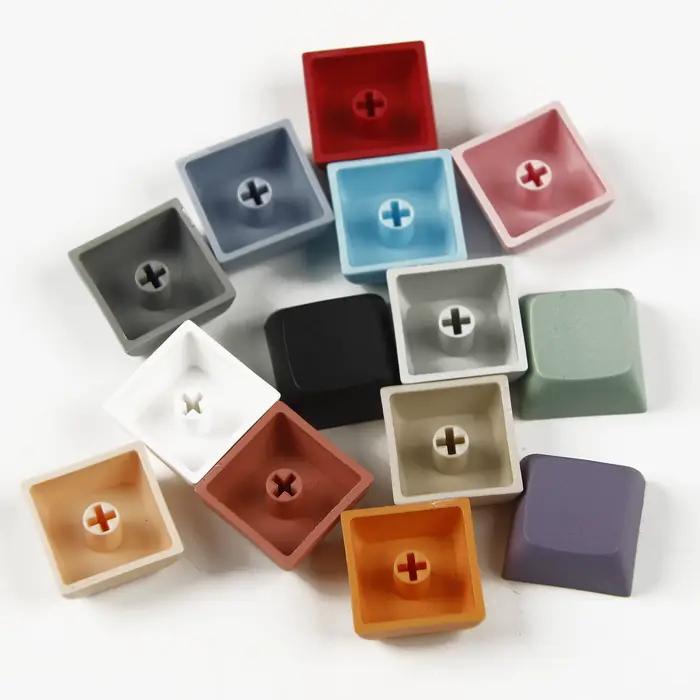 Capuchons de clé YMDK en forme sphérique pour claviers mécaniques Cherry MX Gateron MX Kailh MX et autres claviers à commutateurs MX 15 couleurs disponibles pour personnalisation et durabilité