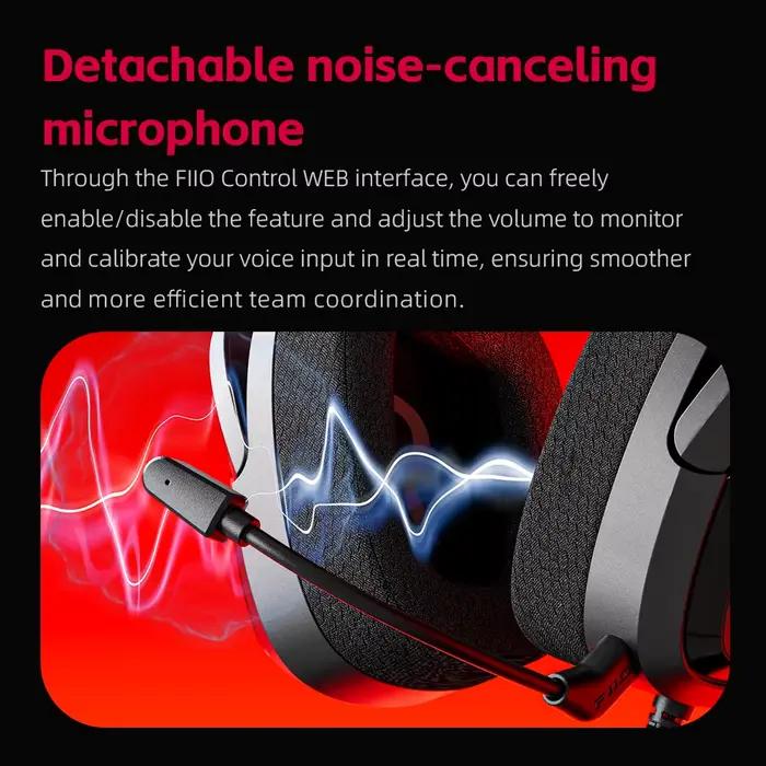 Casque de jeu FIIO FG3 HIFI USB avec son surround virtuel 7.1