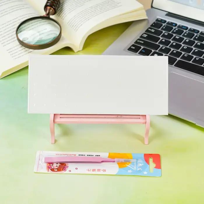 Autocollants de lettres pour clavier allemand avec pincettes pour touches de bureau et d'ordinateur portable