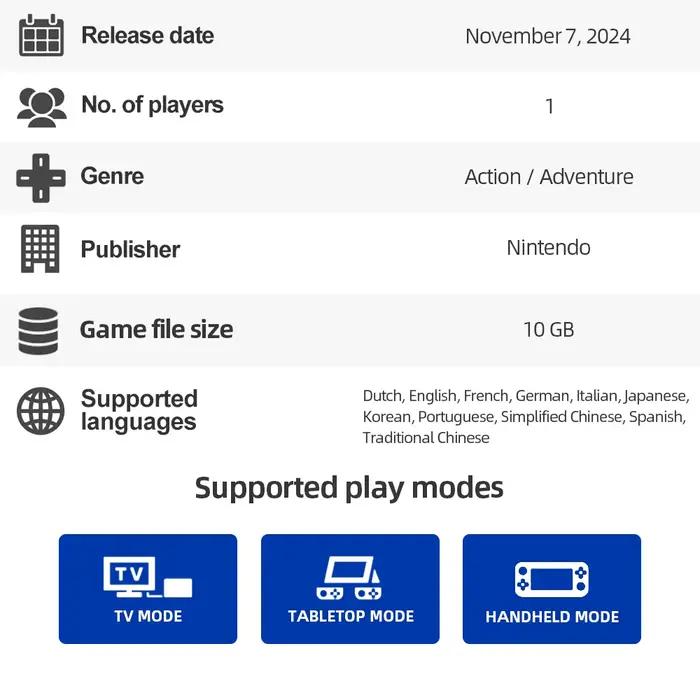Nintendo Switch - Mario & Luigi RPG Fraternité ! Support TV de table portable officiel original pour cartes de jeu