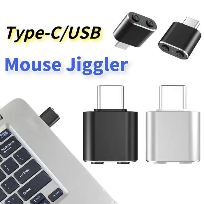 Moteur de souris en métal USB C avec bouton de commutation