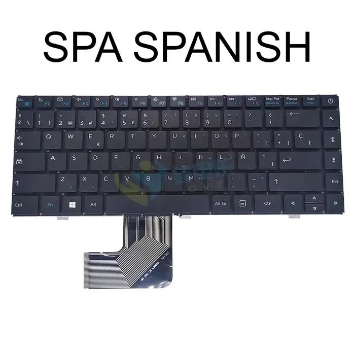 Clavier Espagnol PT-PO Bulgare US RU pour Ordinateur Portable DEXP Navis P100 Pièce de Rechange Nouvelle et Testée Individuellement Occasions Spéciales Polyvalence Linguistique