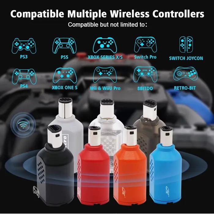 Adaptateur de contrôleurs sans fil RetroScaler BlueRetro pour Console NGC GameCube vers PS3 PS4 PS5 Switch Pro Gamesir T4 Pro Contorller