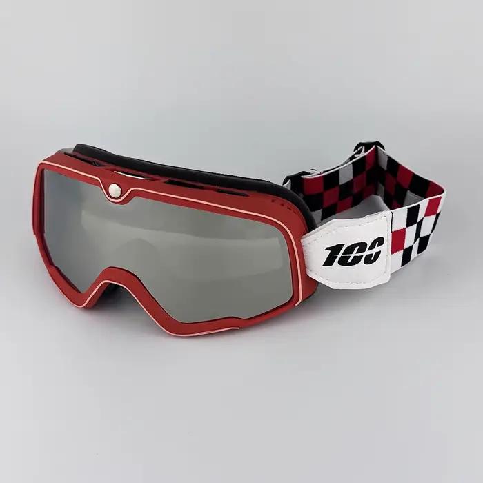Lunettes de moto rétro lunettes de ski en plein air Motocross lunettes de soleil casque équitation course café course VTT ATV