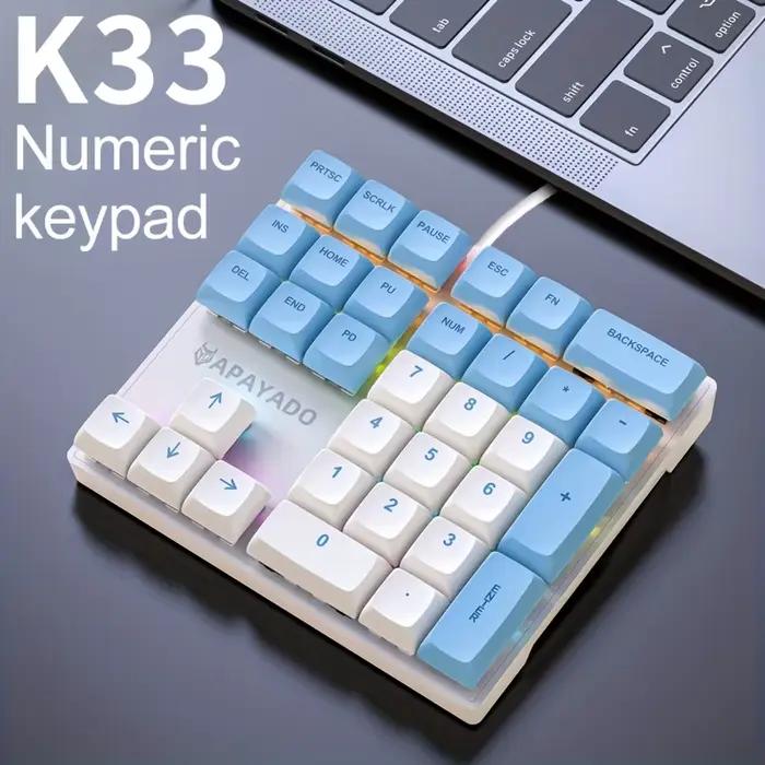 Clavier numérique USB à 33 touches : mini-pad