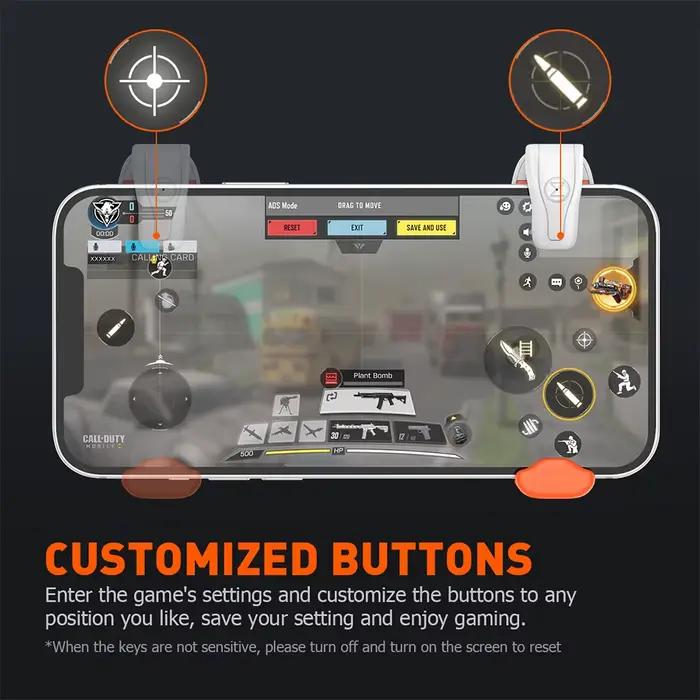 BIGBIG WON M1 Boutons de vibration pour jeux mobiles