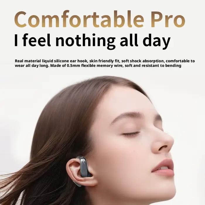 Casque audio sans fil Bluetooth. Design unique. Ajustement confortable. Longue autonomie de la batterie. Compatible avec divers appareils.
