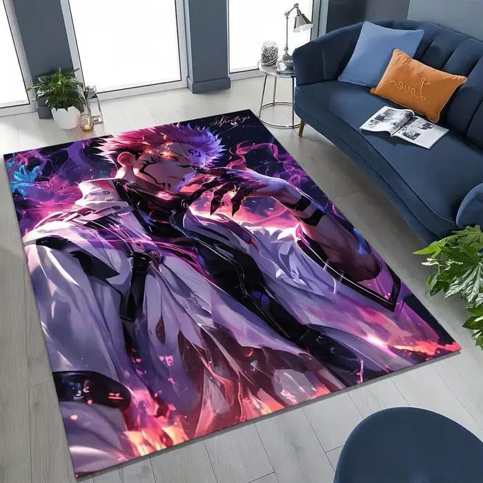 Tapis de dessin animé Jujutsu Kaisen Yuji Satoru