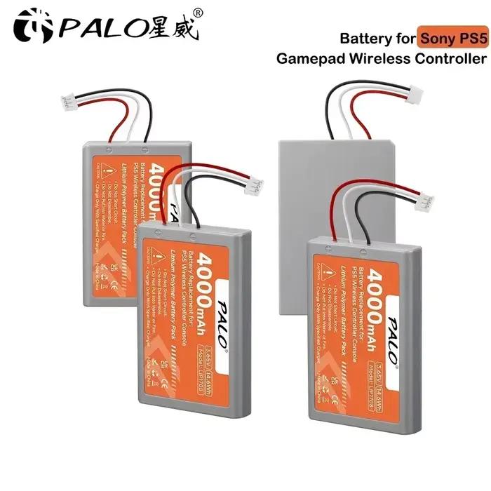 Batterie 4000mAh pour manette PS5 compatible avec Sony LIP1708 pour PlayStation 5 DualSense CFI-ZCT1J CFI-ZCT1W occasion gaming intensif recharge portable