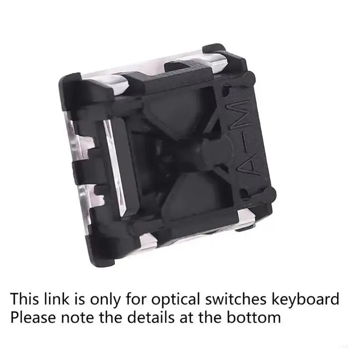 Commutateurs optiques SZSU OutEmu pour clavier mécanique SK61 / SK64 / X-BOW Nature Knight Axe Switch