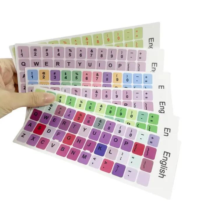 Autocollant de clavier anglais pour ordinateur portable